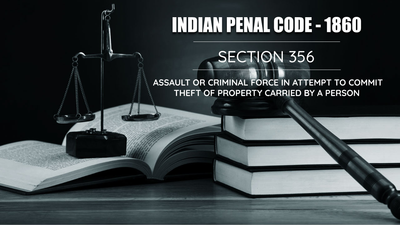 Assault or Criminal Force in Attempt to Commit Theft of Property Carried by a Person - Section 356